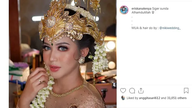 Young Lex dan istri (Foto: Instagram/@eriskanakesya)
