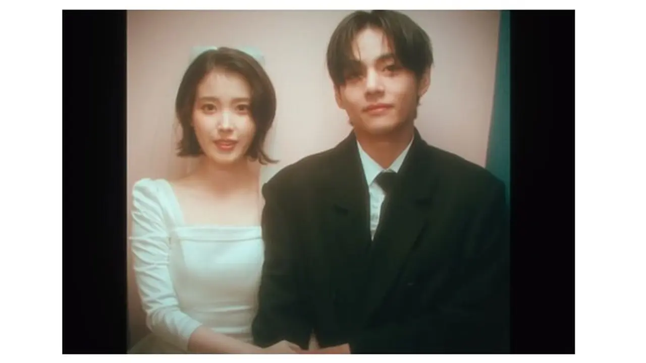10 Potret IU dan V BTS Adu Akting di MV Love Wins All, Sukses Bikin Haru