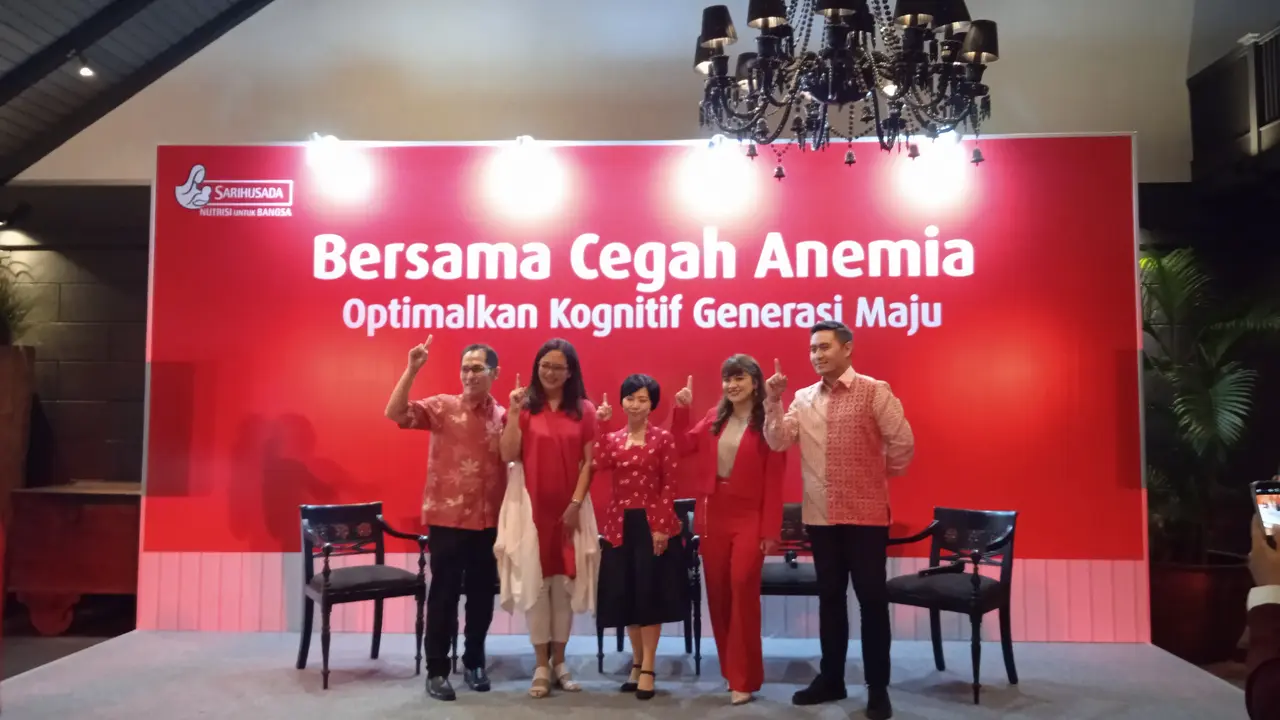 Acara "Bersama Cegah Anemia, Optimalkan Kognitif Generasi Maju" Bersama Danone dan SGM. (Marisa Atalia)