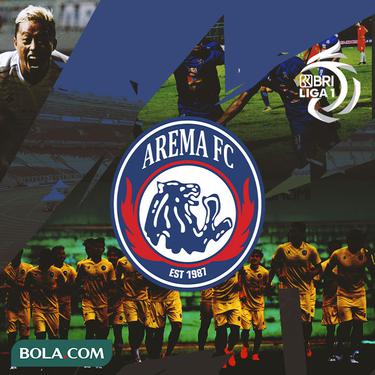 Liga 1 - Ilustrasi Logo Arema FC BRI Liga 1