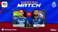 Link Live Streaming Big Match BRI Liga 1 : Persib Bandung Vs Arema FC di Vidio. (Sumber : dok. vidio.com)