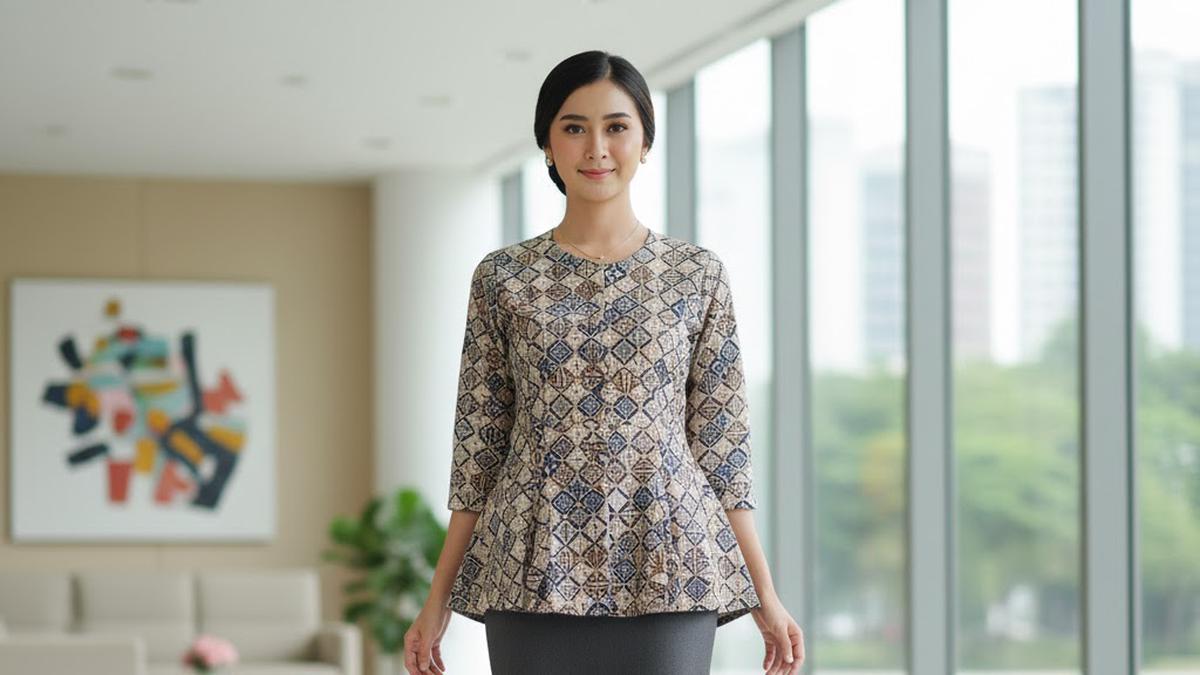8 Model Atasan Batik Kantor 2026, Pilihan Stylish untuk Tampilan Profesional dan Tetap Elegan