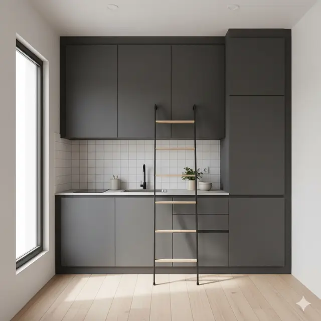 Ide Dapur Minimalis Hemat Ruang di Rumah 1 Lantai Sempit