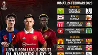 Jadwal Live Streaming Liga Europa 2022/2023 Babak 16 Besar Leg Kedua di Vidio. (Sumber : dok. vidio.com)