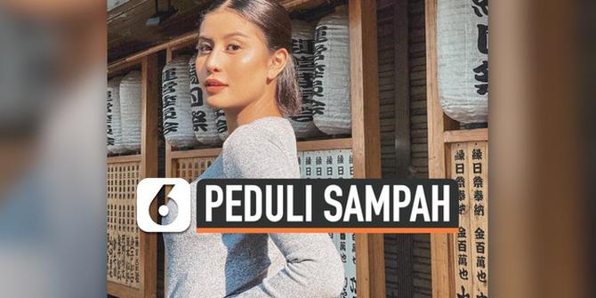 VIDEO : Berhadiah Macbook Pro Selebgram Awkarin Ajak Netizen Peduli Sampah