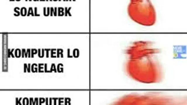 Meme UNBK 2018 (foto: Brilio/meme comic id)