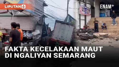 VIDEO: Fakta Kecelakaan Maut di Ngaliyan Semarang, Truk Tronton Diduga Rem Blong