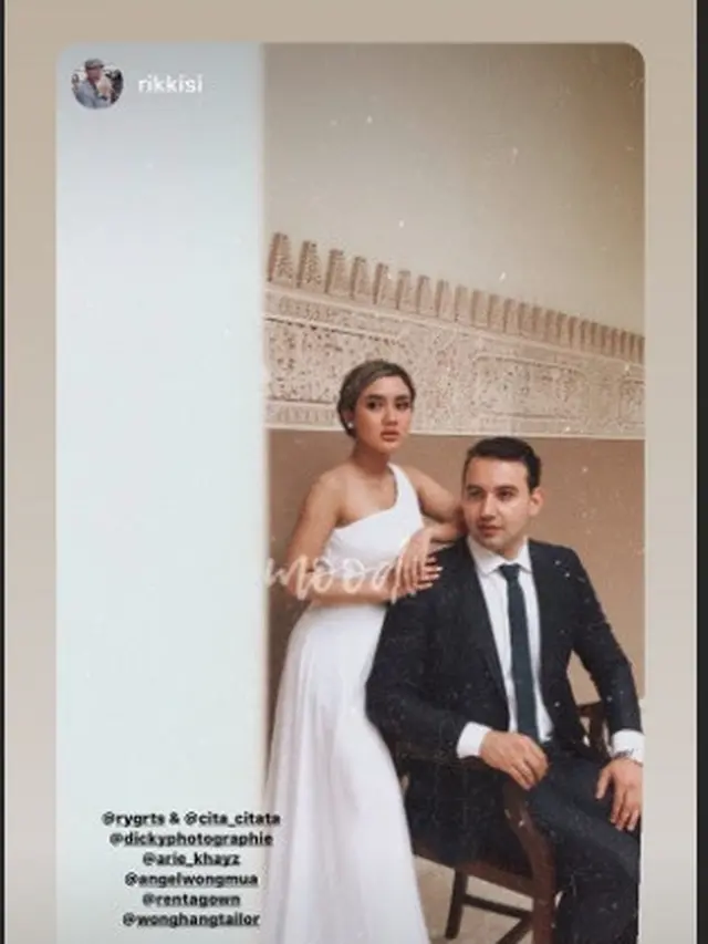Tunda Pernikahan, Ini 7 Potret Prewedding Cita Citata dan Roy Geurts