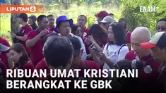 2 Ribu Umat Kristiani se-Tangerang Selatan Berangkat ke Senayan