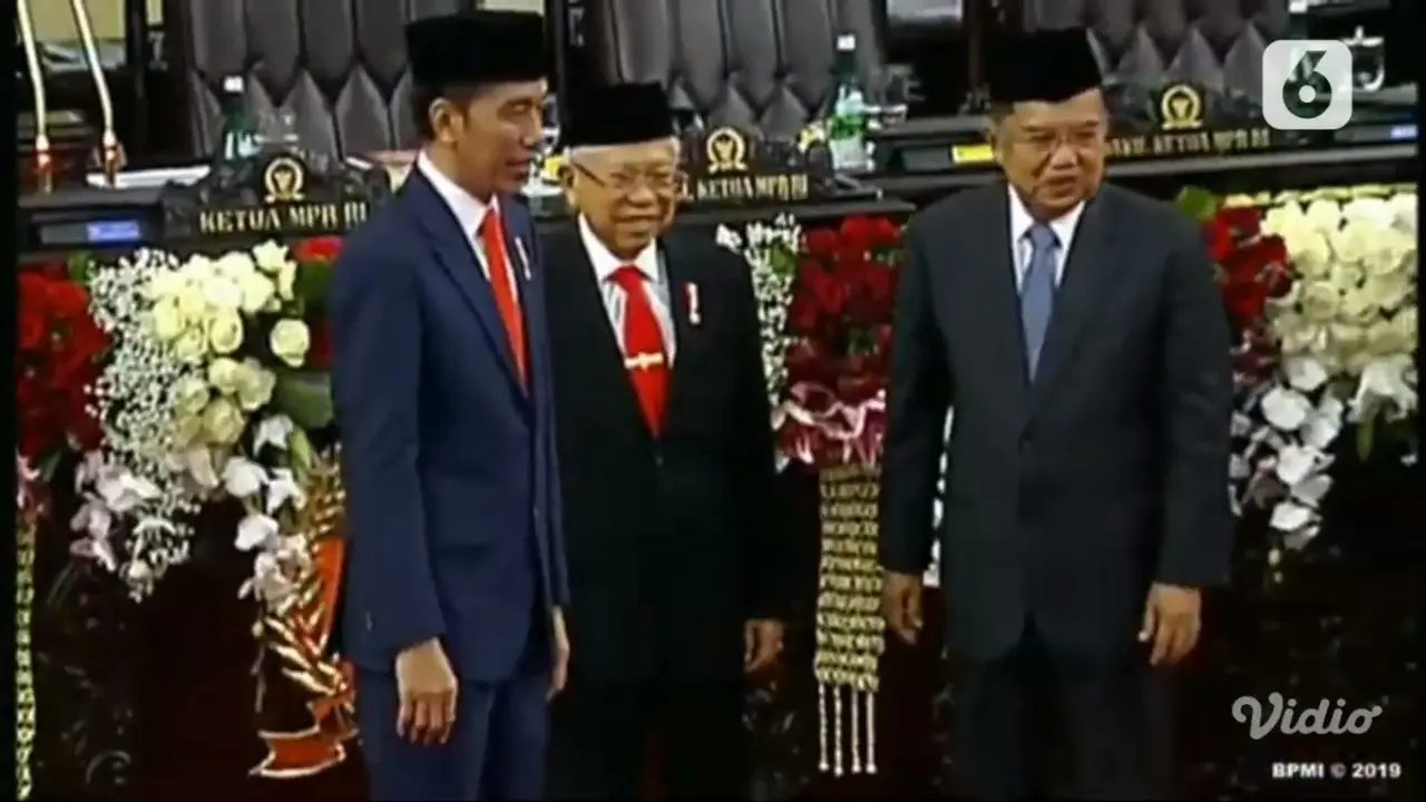Presiden Jokowi dan Wapres Ma'ruf Amin.