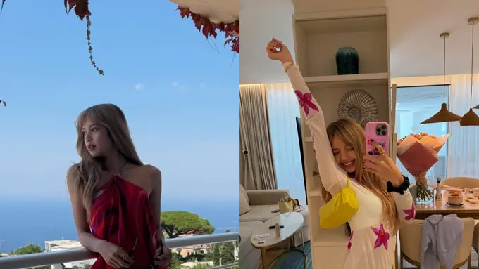 Potret Lisa BLACKPINK Nikmati Udara Pantai Eropa dengan Gaya Minimalis Budget Maksimalis, Ada Tas Hermes hingga Tas Tomat