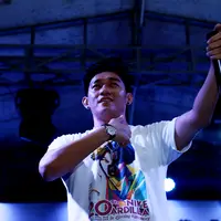 Dengan kaos khusus, Ivan Seventeen turut berikan supportnya (Foto:Wimbarsana)