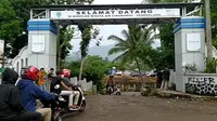 Objek Wisata Pemandian Alam Cikoromoy, Kabupaten Pandeglang, Banten. (Minggu, 16/05/2021). (Liputan6.com/Yandhi Deslatama).