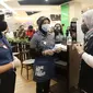 Menteri Ketenagakerjaan, Ida Fauziyah, mengunjungi pusat perbelanjaan Kota Kasablanka (Kokas) di kawasan Tebet, Jakarta Selatan, Rabu (17/6/2020).