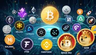 Aset kripto Bitcoin, Altcoin, hingga Meme Coin. (Ilustrasi By AI)
