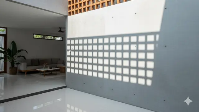 Model Roster Dinding Belakang Rumah agar Tidak Pengap. Gemini
