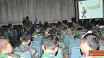 Citizen6, Surabaya: Ceramah Pembinaan Keuangan kali ini disampaikan Kepala Seksi Uji (Kasi Uji) Pekas Mako Kobangdikal Mayor Laut (S) Sucipto dengan mengusung materi tentang hak-hak prajurit TNI. (Pengirim: Penkobangdikal)