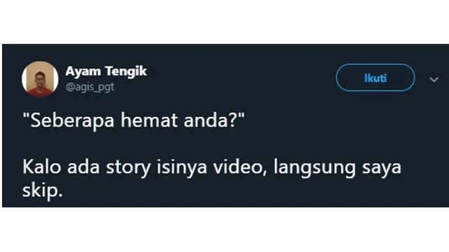 Ditanya Seberapa Hemat, 7 Jawaban Netizen Ini Bikin Geleng Kepala