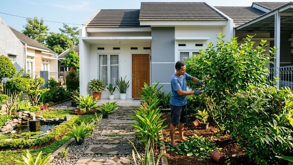 Cara Membuat Taman Depan Rumah yang Asri dan Cantik untuk Segala Ukuran Lahan