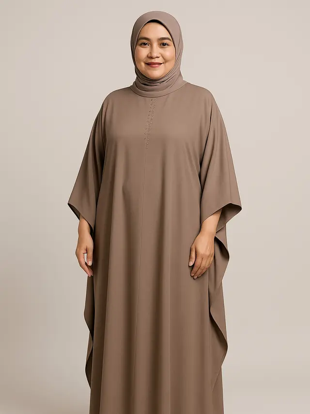 7 Rekomendasi Model Gamis Terbaru 2025 untuk Ibu Usia 50-an, Nyaman Dipakai dan Tampil Percaya Diri