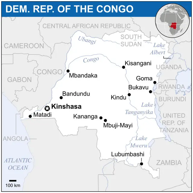Peta RD Kongo. (Public Domain)