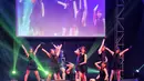 Konser bertajuk Jangan Kasih K3ndor berlangsung sukses. JKT48 team KIII sukses menghibur penggemarnya sekitar dua jam lebih. Konser berlangsung di Gedung Basket Indoor Seskoal, Cipulir, Jakarta Selatan, Sabtu (29/7). (Foto: Adrian Putra/Bintang.com)