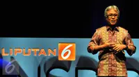 Direktur Utama PT Pertamina, Dwi Soetjipto saat menjadi pembicara dalam tayangan Inspirato di Liputan6.com, Jakarta, Selasa (5/4). Dwi Soetjipto berbagi cerita tentang kisah suksesnya. (Liputan6.com/Yoppy Renato)