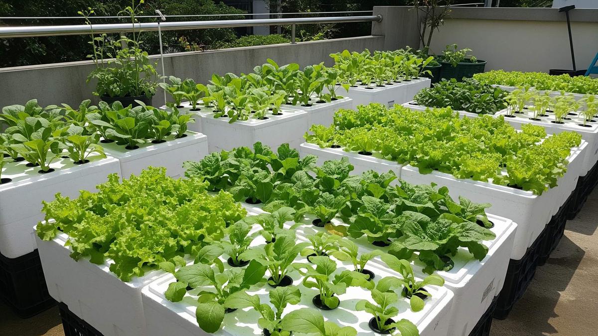 10 Cara Buat Kebun Hidroponik dari Box Styrofoam Bekas, Hemat Tempat &amp; Hasil Melimpah