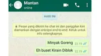 6 Chat Kocak ke Mantan Pacar Ini Bikin Geleng Kepala (sumber: Instagram.com/ngumpulreceh)