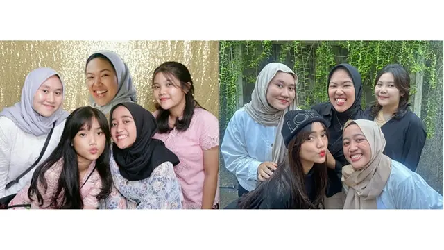 5 Potret Fuji Reka Ulang Foto Zaman SMA, Dipuji Tetap Ingat Teman Lama