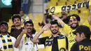 Hasil tersebut membuat Al-Nassr kukuh di puncak klasemen Liga Arab Saudi. Mereka tercatat mengoleksi 70 poin atau terpaut enam poin dari Al-Hilal yang belum memainkan laga pekan ke-24nya. (AFP/Fayez Nureldine)