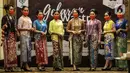 Yayasan Belantara Budaya Indonesia bersama Pemerhati Batik menggelar acara Gelaran Wastra di Hotel Sultan, Senayan, Jakarta, Jumat (4/2/2022). Gelaran Wastra kali ini mengangkat Batik Peranakan dalam rangka Imlek yang digelar 4-6 Februari 2022 di lobi Hotel Sultan. (Liputan6.com/Johan Tallo)