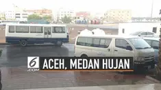 BMKG memprediksi musim kemarau hingga September nanti. Namun beberapa wilayah di Indonesia sudah turun hujan, seperti Aceh dan Medan.