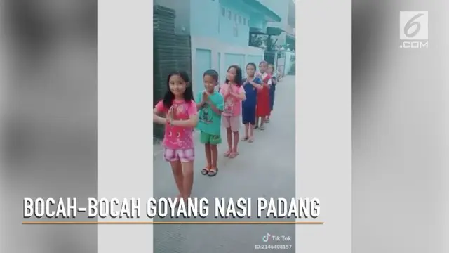 VIDEO: Viral, Bocah-bocah Goyang Nasi Padang