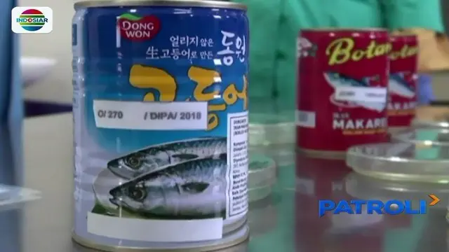 BPOM Surabaya Uji Sampel 20 Merek Ikan Kaleng Mengandung Cacing