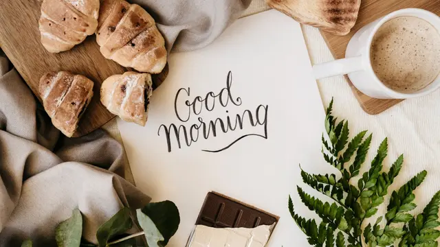 Ilustrasi selamat pagi