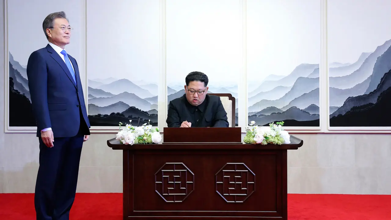 Pesan Kim Jong-un di Buku Tamu Peace House