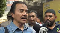 Pakar telematika Roy Suryo menghadiri pemeriksaan terkait kasus tudingan ijazah palsu Presiden ke-7 RI Joko Widodo (Jokowi). (Liputan6.com/Ady Anugrahadi)