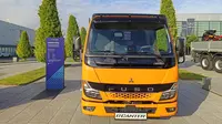 Mitsubishi Fuso eCanter Next Generation di ajang IAA Transportation 2022, Hannover, Jerman. (Liputan6.com/Raden Trimutia Hatta)
