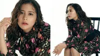 Gaya Pemotretan Prilly Latuconsina Bertajuk Timeless, Tampil Dengan Rambut Kriting. (Sumber: Instagram/winstongomez)