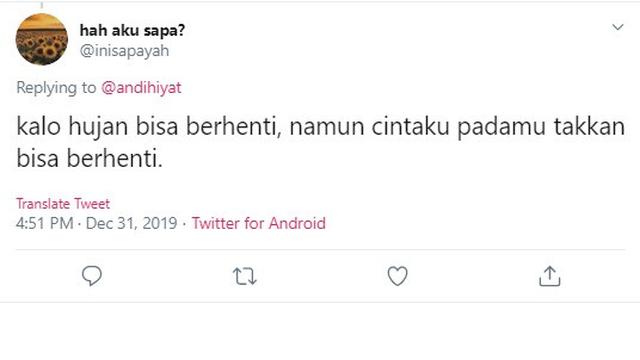 7 Rayuan Warga Bertema Hujan Kelewat Gombal Citizen6 Liputan6 