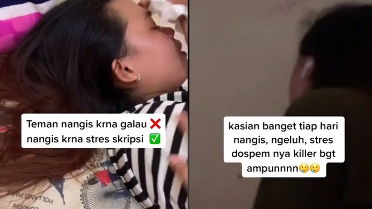 Stres Selesaikan Skripsi, Wanita Ini Nangis dan Mengeluh Setiap Hari