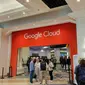 Google Cloud Next 2024 memperkenalkan Google Vids sebagai salah satu layanan terbaru mereka. (Liputan6.com/Agustinus M. Damar)