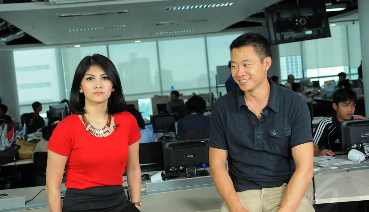 Sejumlah pentolan startup Silicon Valley berkunjung ke Liputan6.com, Selasa (06/5/14). (Liputan6.com/Fasial R Syam)