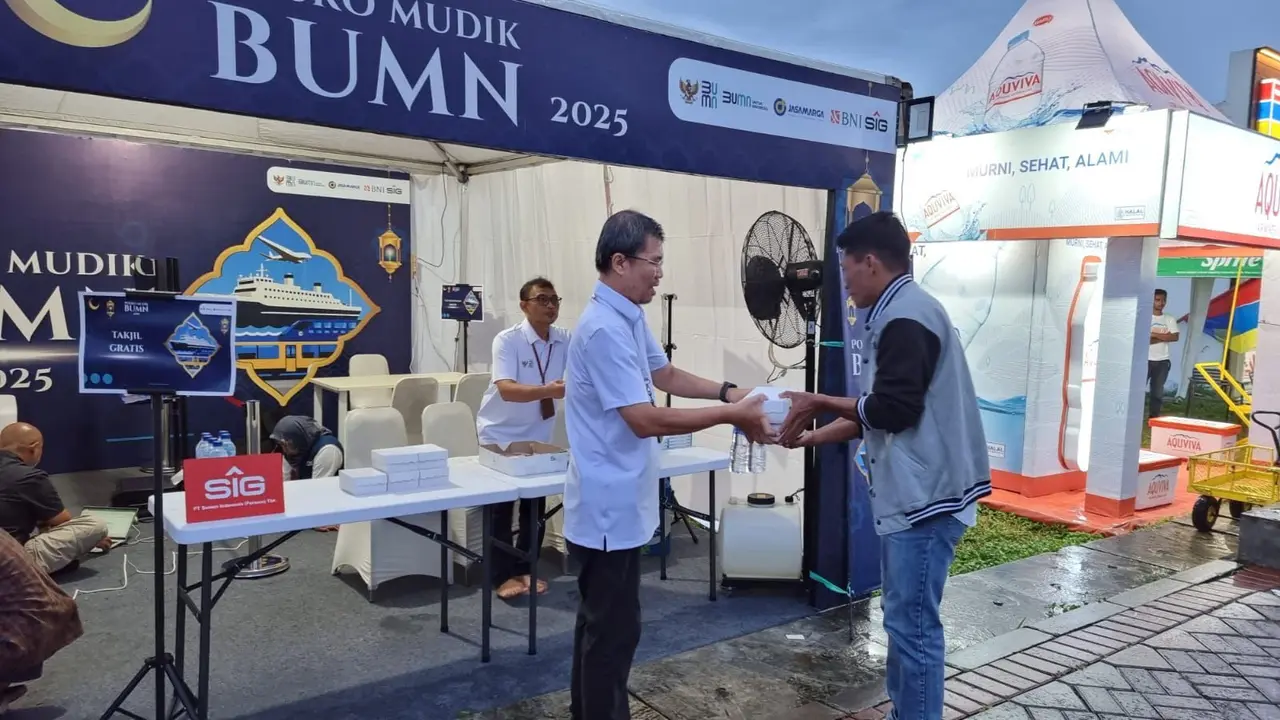 Posko Mudik BUMN di Malang