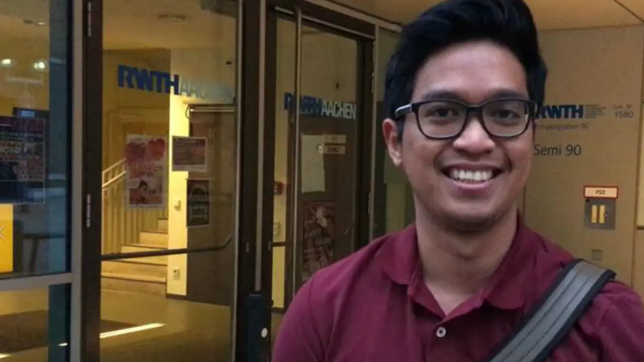 Putu Teguh Satria Adi adalah mahasiswa Indonesia asal Bali yang kini sedang menempuh studi di RWTH Aachen, Jerman. (DW/Nurzakiah Ahmad)