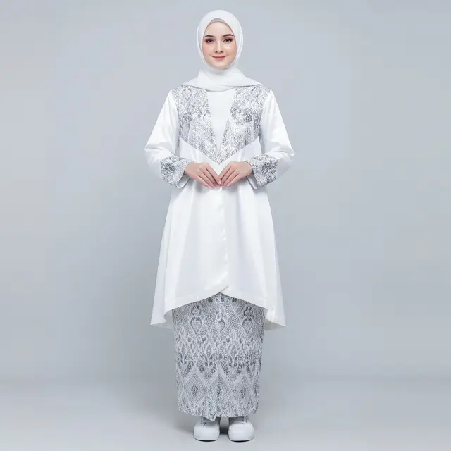 Model Gamis Blazer Brokat Cocok untuk Acara Apa/ Ilustrasi AI