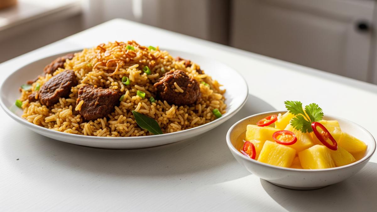 Resep Acar Nanas Nasi Kebuli yang Wajib Dicoba, Pelengkap yang Bikin Makan Makin Nikmat