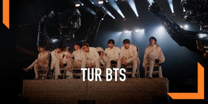 VIDEO: BTS Mulai Tur Dunia Love Yourself Speak Yourself di LA