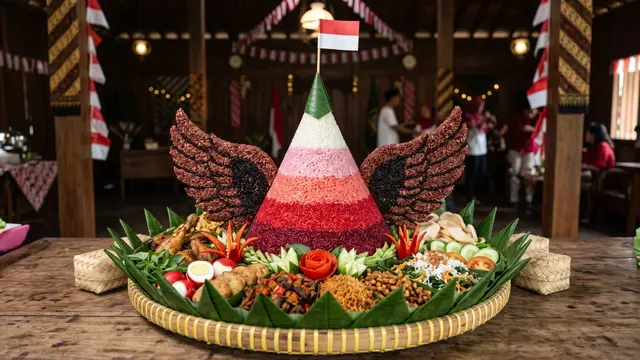Tumpeng Kemerdekaan 17 Agustus